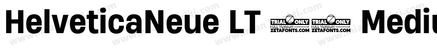 HelveticaNeue LT 65 Medium字体转换